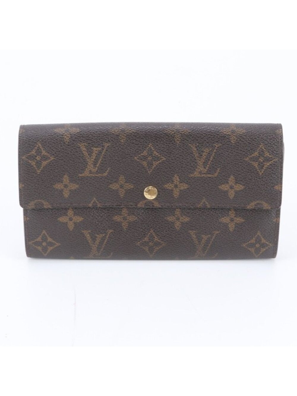 Louis Vuitton Monogram Pochette Porte Monnaie Credit Leather